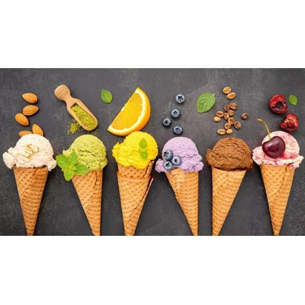 Summer Customized Logo Sleeving Cone Shaped Ice Cream Paper Holder for Food Packaging