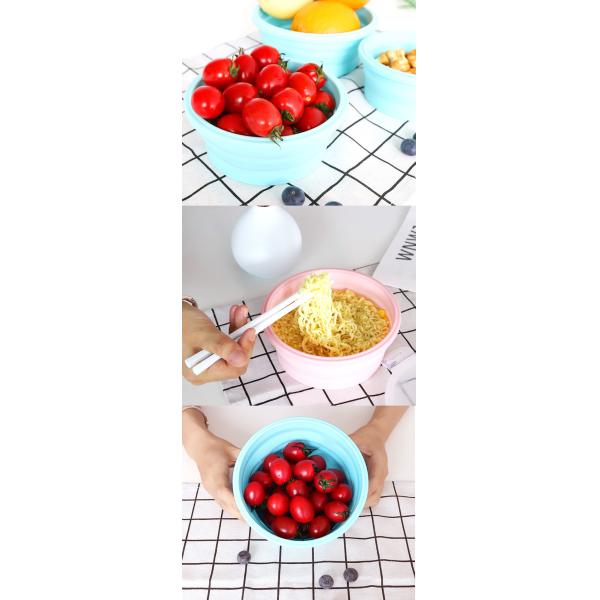 ODM OEM поддержал складные тары для хранения еды силикона