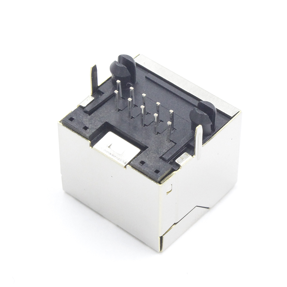 Горячий экран соединителя Pin RJ45 женщины 10 продажи без трансформатора приведенного TM5JA011EXX41 14,80 Mm