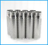 2.3-4 Cartouche de filtre perforée en acier inoxydable SS métallique sur mesure (élément de filtrage) pour le traitement de la filtration