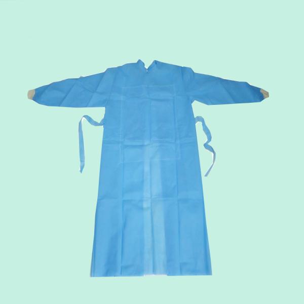 medical surgical disposable products isolation gown surgical gown PP gown blue yellow white color