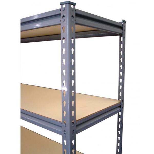 Living Room Customized Color 5 Level Boltless Corner Metal Storage Rack for Warehouse