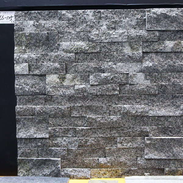 Natural stone ,White Grey Granite Culture Stone, Ledge Panel, Stacked Stone Cladding