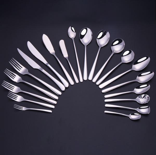 Elegant Design Stainless Steel Cutlery High-Grade Banquet Tableware Flatware Kitchen Household