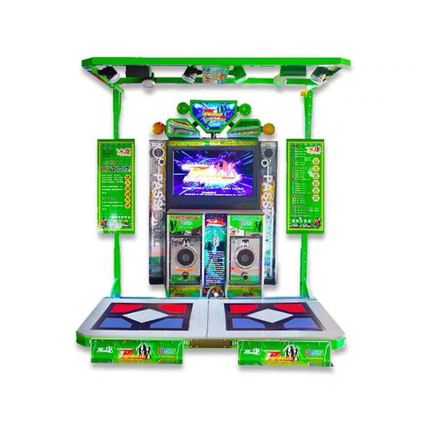 Coin Operated Dance Revolution Arcade Machine 2 Players Pump It Up Arcade Cabinet