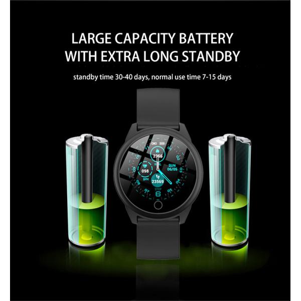 Bracelete da temperatura corporal do pulso de disparo de Smartwatch 200mAh Digitas da pressão sanguínea de NFC impermeável