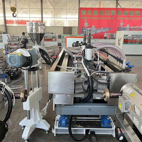 High Speed PE DWC Pipe Extrusion Line Small Diameter Flexible Air Duct Making Machine for Antibacterial Fresh Air Delivery Pipe