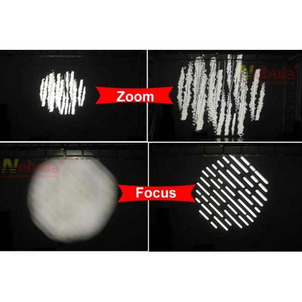 100W LED Exterior Gobo Projector Zoom Outdoor Waterproof Advertising Light