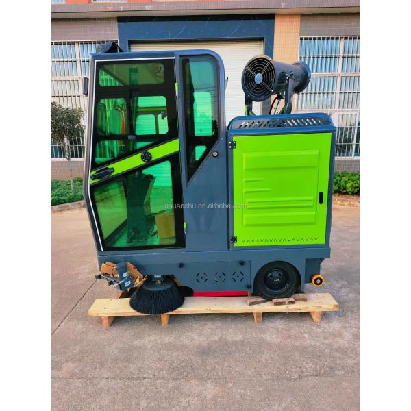 Pure Electric Industrial Street Outdoor Multi Functional Cleaning Machine Ride On Road Smart Sweeper