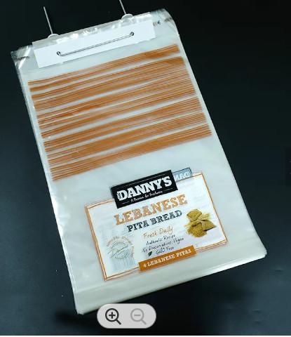 Durable Mirco Perforated Plastic Bread Bags For Food Packaging Heat Seal Waterproof