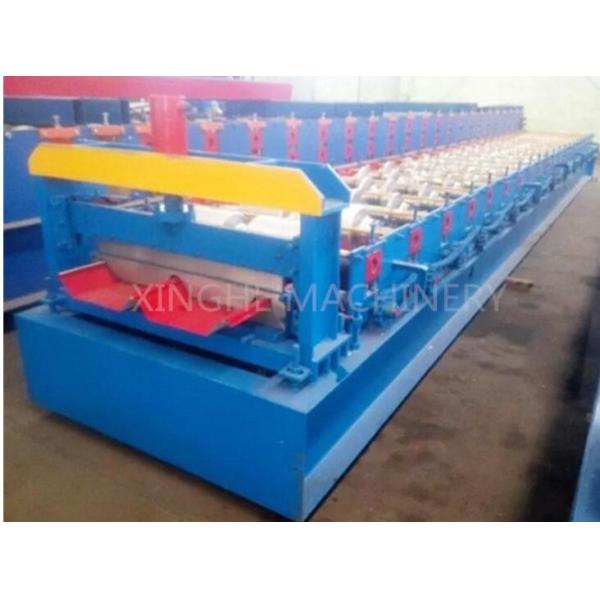 JCH Metal Roll Forming Machine With 19 Rollers , Purlin Roll Forming Machine