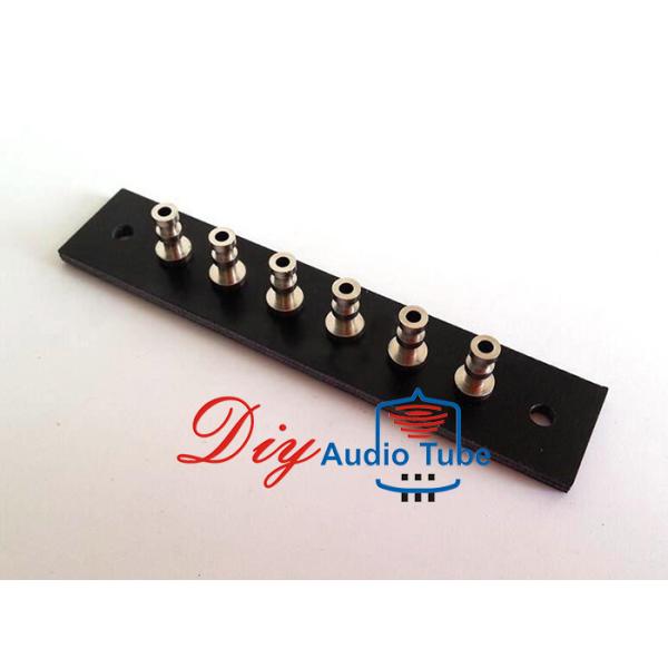 Audio Tube AMP Board 6 Pins Tag Strip 78.5x16x2mm Size For Vintage HIFI Guitar Amp