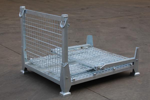Zinc Plated Warehouse Storage Steel Q235 Metal Storage Cage