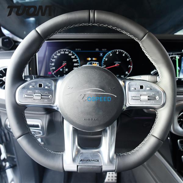 Full Leather 350mm Mercedes Benz AMG Steering Wheel Customizable