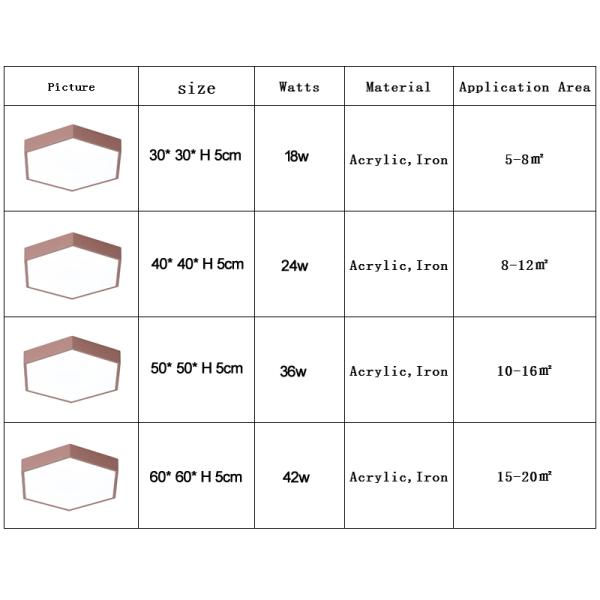Pink Red Yellow ceiling light For Indoor Home Lighting Fixtures (WH-MA-21)