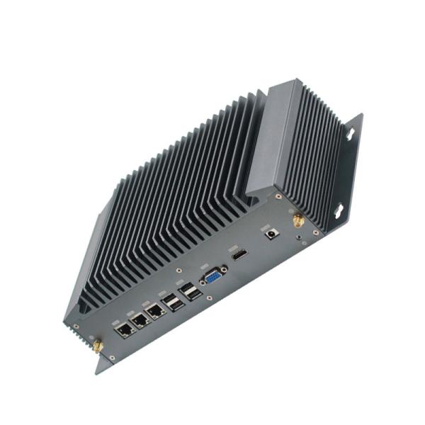 4COM 3LAN Fanless Embedded Mini Computer With Intel 11 Gen Tiger Lake 6305 CPU