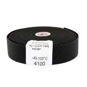 Ruban adhésif en tissu PET déchirable à la main 19mm x 25m Ignifuge -40-105°C