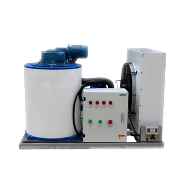 produção 1000kgs pelo equipamento de pesca industrial refrigerar de ar do fabricante de gelo do dia com 380V 50Hz