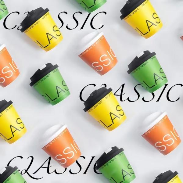Biodegradable PLA Coffee Cup for Industrial Beverage in Business Offices and Industrial