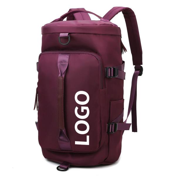 Custom Logo Short-Distance Weekend Gym Sports Backpack Travel Duffle Bags With Shoes Compartment