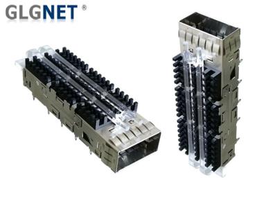 QSFP14 Optical Module QSFP+ Cage 1 Port One Piece Copper Alloy Construction