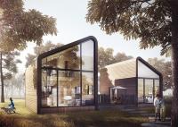 Studio en acier léger préfabriqué de jardin de conception moderne pour les kits à la maison en acier de vacances