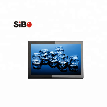 OEM Glass Wall mount 10 inch Android POE Touch Panel Four Sides LED Light Industrial Digital Signage