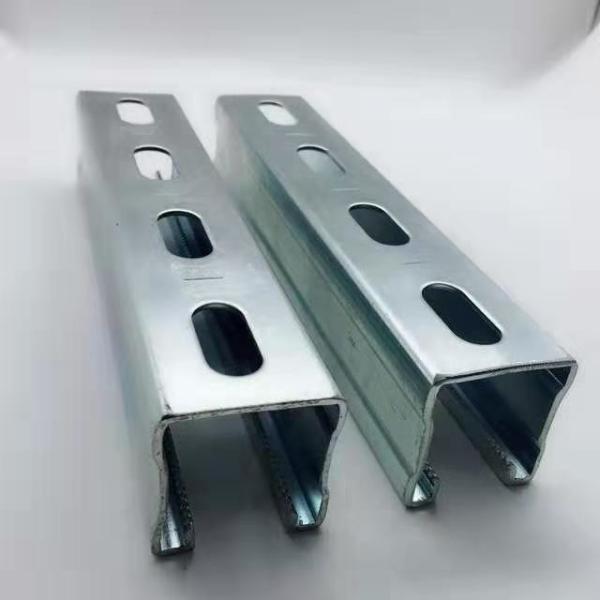 Hot Dipped Galvanized Steel Unistrut Channel Mounting Brackets / Supporting System