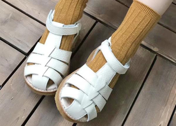 Summer Boys Rubber Outsole Leather Baby Walking Shoes