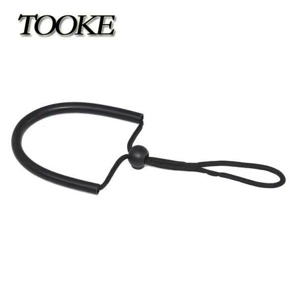 Black Safety Scuba Diving Adjustable Hand Wrist Strap Lanyard With Loop