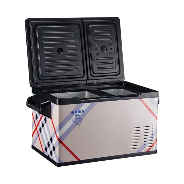 35L Portable Camping Outdoor Truck Boat Caravan RV 12V 24V DC Compressor Solar Mini Fridge