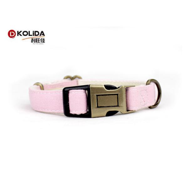 Fashion Pattern Adjustable Dog Collar Plastic Buckle Metal D Ring For Small Medium Pet