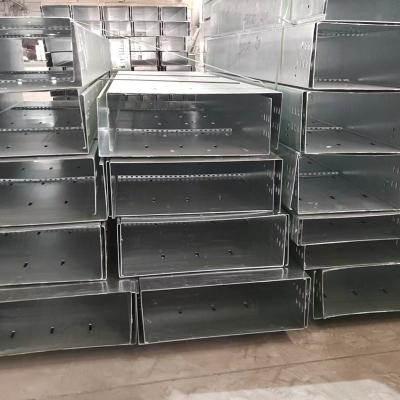 Fire Resistance Hot Dipped Galvanized Cable Tray Silver Finish And Non Flammable Coating