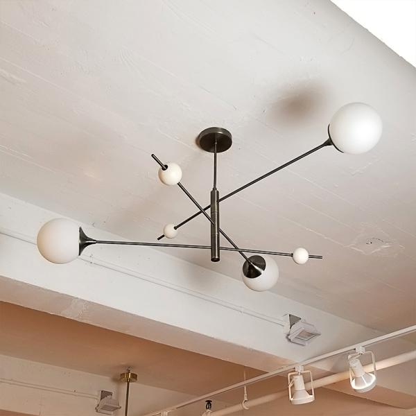 Nordic restaurant personality designer creative simple bedroom Orbital 3-Tier Chandelier(WH-MI-198)