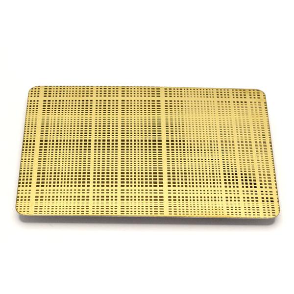 304 316 gravaram a folha que de aço inoxidável a cor decorativa SS chapeia a espessura de 3mm