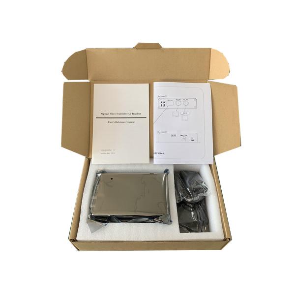 Video Fiber Optic Converter With Bidi RS485 RS422 Data 10/100M Ethernet FC Port 40KM CE