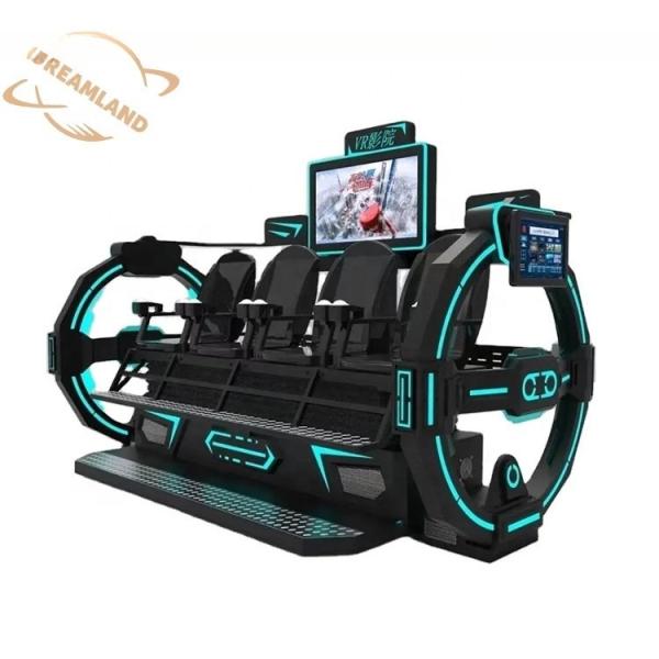 Le parc de réalité virtuelle Dreamland VR 4 joueurs VR montagnes russes 9D VR fauteuil cinéma à vendre