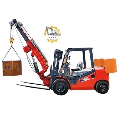Diesel All Terrain Forklift with 2 Stage/3 Stage Mast and Telescopic Handler Crane Arm