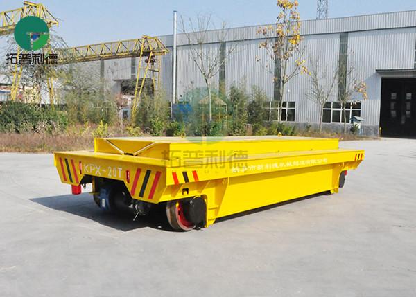 Heavy Duty Steel Coil Handling Electric Flat Car Battery Powered With E Frame