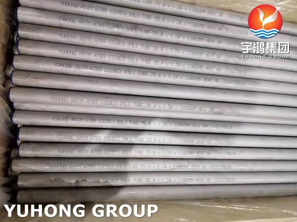 ASTM A789 UNS S31803 Duplex Stainless Steel Tube Seamless or Welded