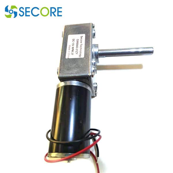 volt Bldc do motor 200RPM 12 da engrenagem de sem-fim da C.C. do eixo de 51mm com rolamento de esferas duplo