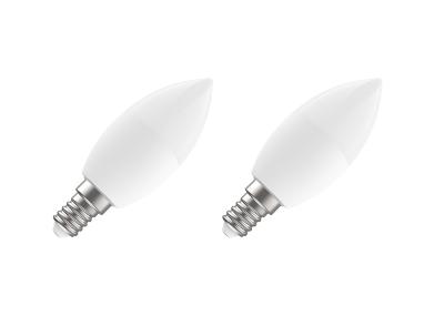 Ra90 Plastic / Aluminum Material 350LM 4.5W C37 Light Bulb