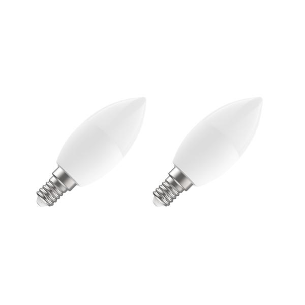 Ra90 Plastic / Aluminum Material 350LM 4.5W C37 Light Bulb