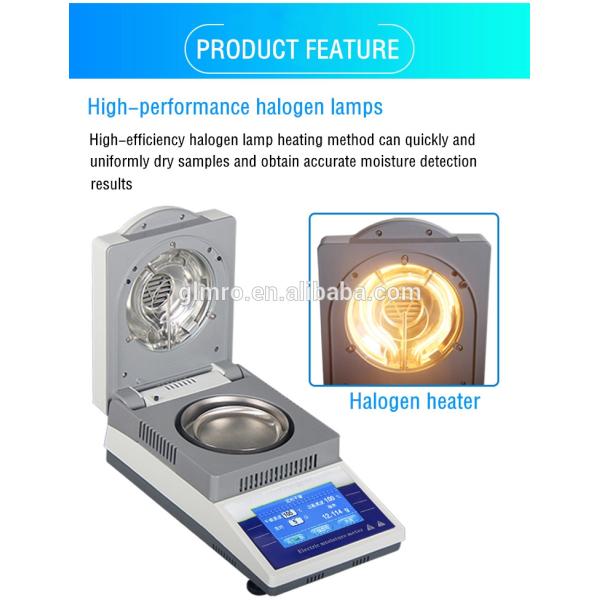 Electronic Halogen Moisture Analyzer Halogen Moisture Analyser