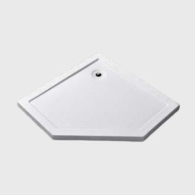 Alkali Free Fiberglass Slate Shower Tray Base Solid Surface Shower Pans For Bathroom