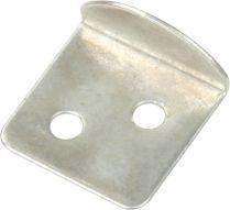 2 Holes Cabinet Fixing Brackets , Door Lock Bracket 2mm Thickness Long Life Span