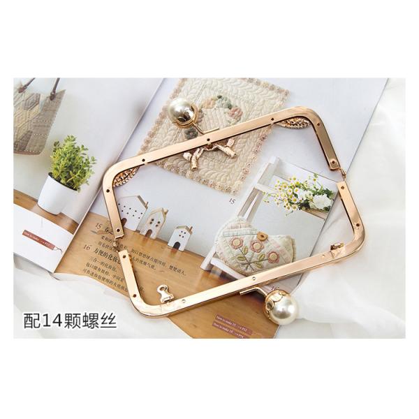 Zinc Alloy Bow Ornament Purse Clasp Frames 20.5*7.5cm