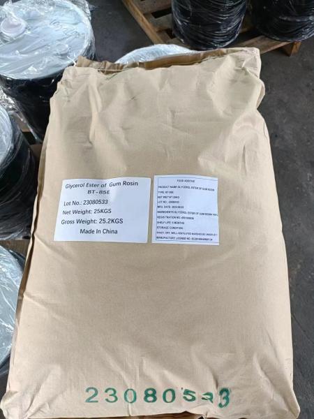 Light Yellow Glycerol Ester Of Gum Rosin BT-85E And BT-85ER As Chewing Ingredient For Bubble Gum