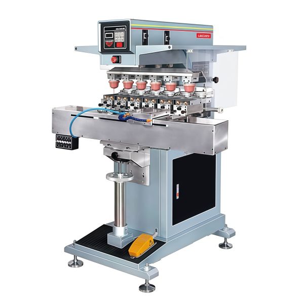 Semi Automatic Pad Printing Machine Providing Performance In Printing On Plastics Metals Ceramics And Glass Components