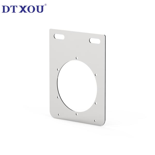 Stainless steel waterproof 4-inch circular LED bracket, semi trailer truck tail light, turn brake light